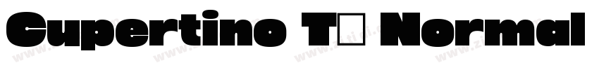 Cupertino T. Normal 1.0字体转换